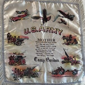 Vintage U.S. Army Camp Gordon Scarf